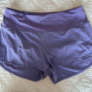 Lululemon Hotty Hot High-Rise Lined Short 4" Moonlit Magenta Women Size 12